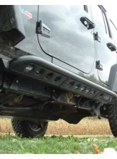 LOD Signature Series Frame Mounted 4 Door Rocksliders Black Powder Coated Jeep JL Wrangler 2018-2022                                     - JRS1841 - Image 8