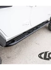 LOD Signature Series Frame Mounted 4 Door Rocksliders Black Powder Coated Jeep JL Wrangler 2018-2022                                     - JRS1841 - Image 10