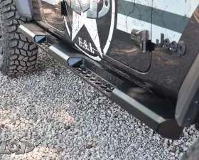 LoD Offroad Bare Steel Destroyer 4-Door Rocksliders Jeep JT Gladiator 2020-2022