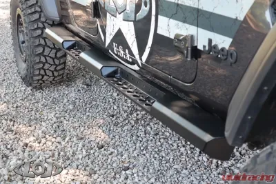 LoD Offroad Bare Steel Destroyer 4-Door Rocksliders Jeep JT Gladiator 2020-2022 - JRS2004