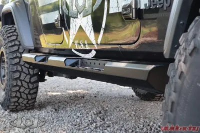 LoD Offroad Bare Steel Destroyer 4-Door Rocksliders Jeep JT Gladiator 2020-2022 - JRS2004