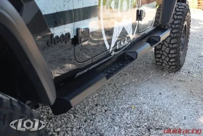 LoD Offroad Black Powder Coated Destroyer 4-Door Rocksliders Jeep JT Gladiator 2020-2022 - JRS2014