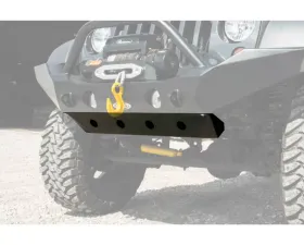 LOD Destroyer Front Bumper Skid Plate Black Texture Jeep JK Wrangler 2007-2017