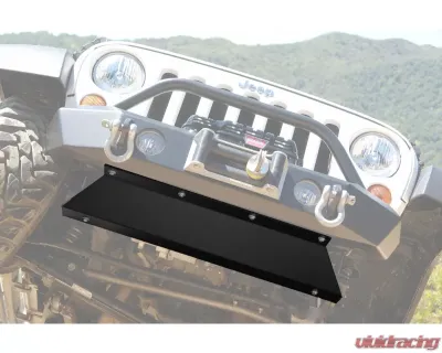 LOD Shorty Bolt On Skid Plate Black Powder Coated Jeep JK Wrangler 2007-2017 - JSP0731
