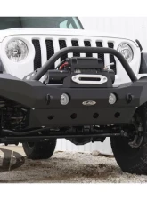 LOD Destroyer Front Bumper Skid Plate Black Texture Jeep JK | JL Wrangler 2007-2022                                     - JSP1801 - Image 3