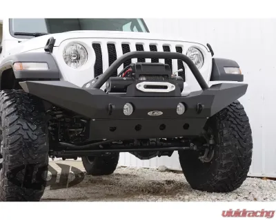 LOD Destroyer Front Bumper Skid Plate Black Texture Jeep JK | JL Wrangler 2007-2022 - JSP1801