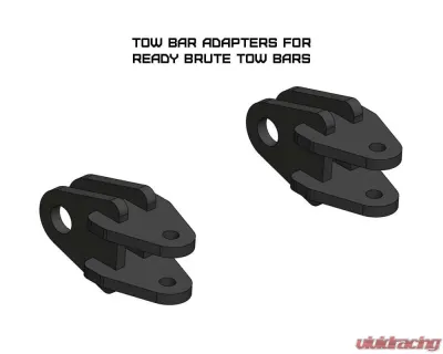 LOD Ready Brute Black Tow Bar Adapter Jeep Wrangler | Ford Bronco 1987-2022 - JTB0750