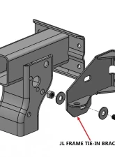 LOD Ready Brute Black Tow Bar Adapter Jeep Wrangler | Ford Bronco 1987-2022                                     - JTB0750 - Image 7
