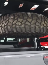 LoD Offroad Black Ops Bed Rack Black Powder Coated Tire Carrier Mount Jeep Gladiator JT Destroyer 4-Door 2020-2022                                     - JTC2021 - Image 7