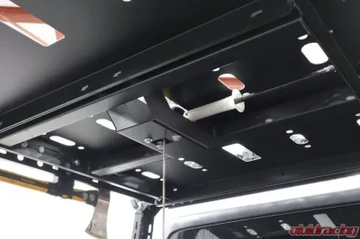 LoD Offroad Black Ops Bed Rack Black Powder Coated Tire Carrier Mount Jeep Gladiator JT Destroyer 4-Door 2020-2022 - JTC2021