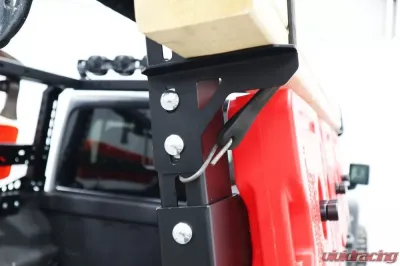 LoD Offroad Black Ops Bed Rack Black Powder Coated Tie Downs Jeep Gladiator JT Destroyer 4-Door 2020-2022 - JTD2021