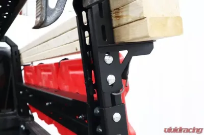 LoD Offroad Black Ops Bed Rack Black Powder Coated Tie Downs Jeep Gladiator JT Destroyer 4-Door 2020-2022 - JTD2021