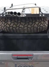 LoD Offroad Black Ops Bed Rack Black Powder Coated Tie Downs Jeep Gladiator JT Destroyer 4-Door 2020-2022                                     - JTD2021 - Image 4