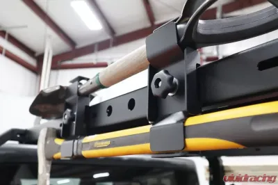 LoD Offroad Black Ops Bed Rack Black Powder Coated Trail Tool Mount Jeep Gladiator JT Destroyer 4-Door 2020-2022 - JTM2021