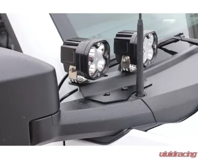 LOD Bare Steel Black Ops Double A Pillar Base Light Mount Ford Bronco 2021-2022 - BLM2100