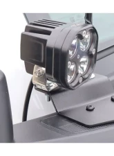 LOD Black Texture Black Ops Single A Pillar Base Light Mount Ford Bronco 2021-2022                                     - BLM2103 - Image 2