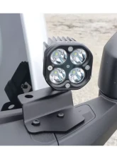 LOD Black Texture Black Ops Single A Pillar Base Light Mount Ford Bronco 2021-2022                                     - BLM2103 - Image 4