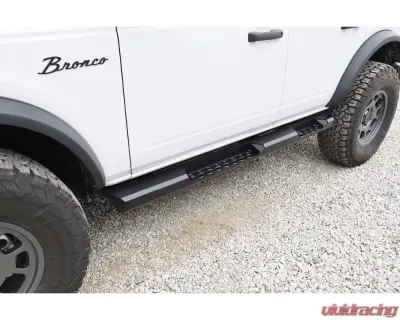 LOD Black Texture Destroyer 4 Door Rocksliders Ford Bronco 2021-2022 - BRS2114
