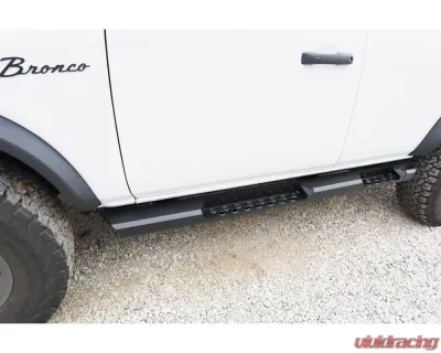 LOD Black Texture Destroyer 4 Door Rocksliders Ford Bronco 2021-2022 - BRS2114