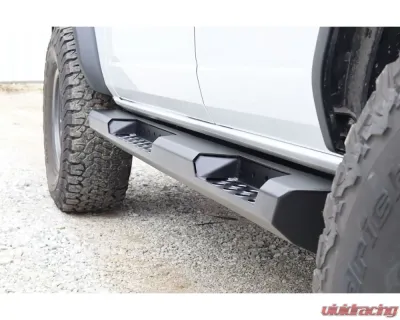 LOD Black Texture Destroyer 4 Door Rocksliders Ford Bronco 2021-2022 - BRS2114