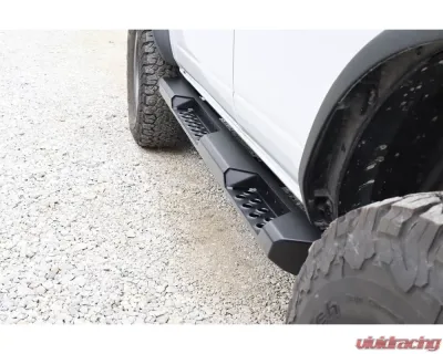 LOD Black Texture Destroyer 4 Door Rocksliders Ford Bronco 2021-2022 - BRS2114
