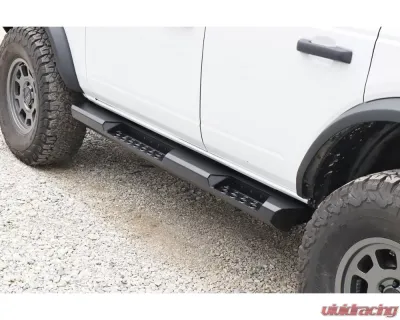 LOD Black Texture Destroyer 4 Door Rocksliders Ford Bronco 2021-2022 - BRS2114