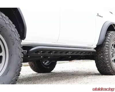 LOD Black Texture Signature Series 4 Door Rocksliders Ford Bronco 2021-2022 - BRS2141