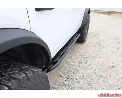 LOD Black Texture Signature Series 4 Door Rocksliders Ford Bronco 2021-2022 - BRS2141