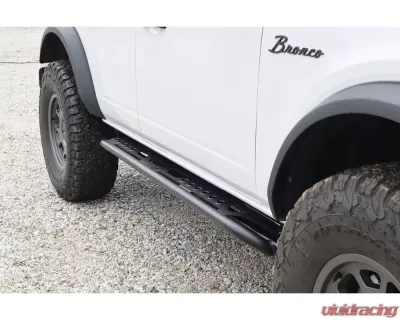 LOD Black Texture Signature Series 4 Door Rocksliders Ford Bronco 2021-2022 - BRS2141