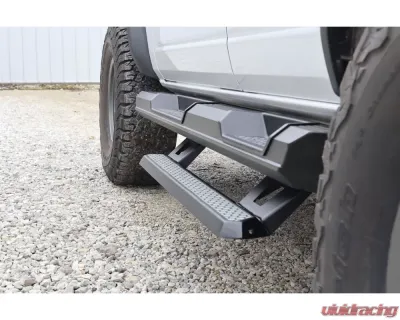 LOD Black Texture Armor Lite 4 Door Rocksliders Ford Bronco 2021-2022 - BRS2161