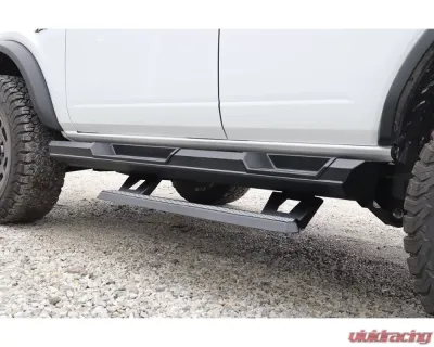 LOD Black Texture Armor Lite 4 Door Rocksliders Ford Bronco 2021-2022 - BRS2161
