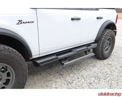 LOD Black Texture Armor Lite 4 Door Rocksliders Ford Bronco 2021-2022 - BRS2161
