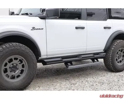 LOD Black Texture Armor Lite 4 Door Rocksliders Ford Bronco 2021-2022 - BRS2161