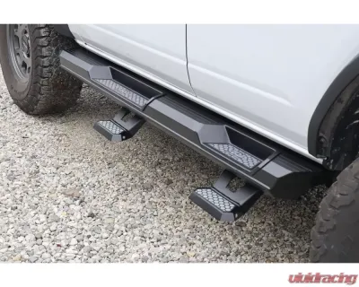 LOD Black Texture Armor Lite 4 Door Rocksliders Ford Bronco 2021-2022 - BRS2161