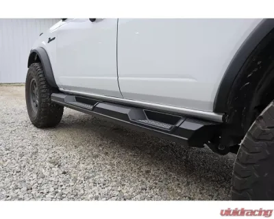 LOD Black Texture Armor Lite 4 Door Rocksliders Ford Bronco 2021-2022 - BRS2161