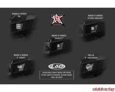 LOD Black Texture Signature Series Rear Bumper Dodge 2500 | 3500 2010-2019 - DRB1005