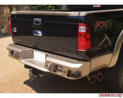 LOD Black Texture Signature Series Heavy Duty Rear Bumper Ford F250 | F350 2011-2016 - FRB1005