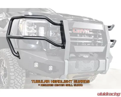 LOD Destroyer Tubular Headlight Guards (requires Center Grill Guard) GMC 2500 | 3500 2020-2023 - GHG2001