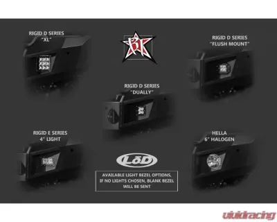LOD Rear Signature Series Bumper Compatible w/ Reverse Sensors GMC 2500 | 3500 2015-2019 - GRB1015