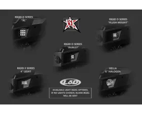 LOD Bare Steel Rear Bumper Rigid E-Series 4