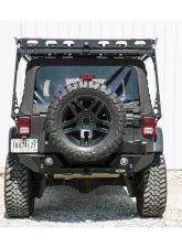LOD Bare Steel Destroyer Shorty Rear Bumper w/ Tire Carrier Jeep JK Wrangler 2007-2017                                     - JBC0700 - Image 3