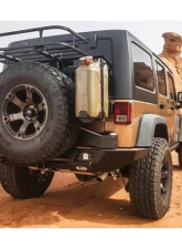 LOD Black Texture Destroyer Full Width Rear Bumper w/ Tire Carrier Jeep JK Wrangler 2007-2017                                     - JBC0741 - Image 16