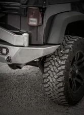 LOD Black Texture Destroyer Full Width Rear Bumper w/ Tire Carrier Jeep JK Wrangler 2007-2017                                     - JBC0741 - Image 16