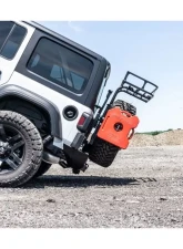 LOD Black Texture Destroyer Shorty Rear Bumper  w/ Tire Carrier Jeep JL Wrangler 2018-2022                                     - JBC1801 - Image 10