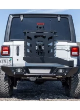 LOD Black Texture Destroyer Shorty Rear Bumper  w/ Tire Carrier Jeep JL Wrangler 2018-2022                                     - JBC1801 - Image 2