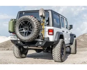 LOD Bare Steel Destroyer Full Width Rear Bumper  w/ Tire Carrier Jeep JL Wrangler 2018-2022