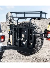 LOD Black Texture Destroyer Full Width Rear Bumper  w/ Tire Carrier Jeep JL Wrangler 2018-2022                                     - JBC1841 - Image 13
