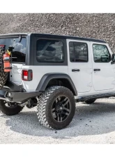 LOD Black Texture Destroyer Full Width Rear Bumper  w/ Tire Carrier Jeep JL Wrangler 2018-2022                                     - JBC1841 - Image 5