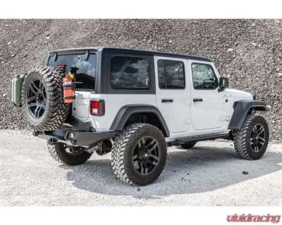 LOD Black Texture Destroyer Full Width Rear Bumper  w/ Tire Carrier Jeep JL Wrangler 2018-2022 - JBC1841