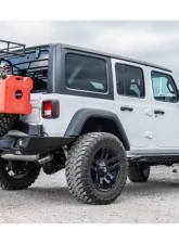 LOD Black Texture Destroyer Full Width Rear Bumper  w/ Tire Carrier Jeep JL Wrangler 2018-2022                                     - JBC1841 - Image 6